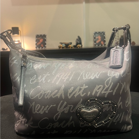 Coach Handbags - Coach Signature Script Lurex